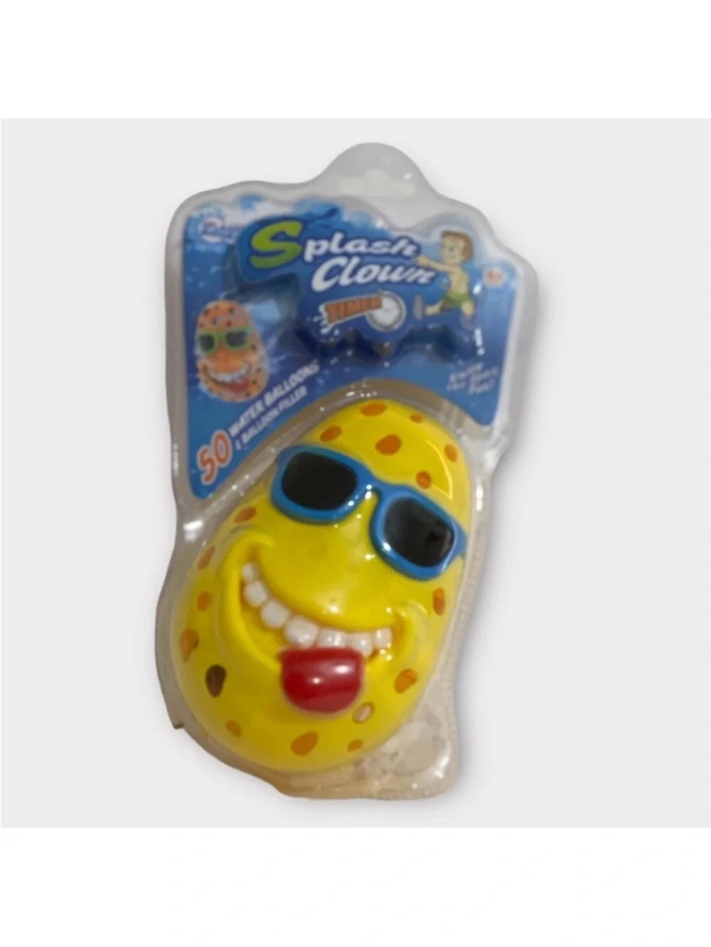 Yellow Splash Clown Blue Sunglasses Water Toy Water Ballon’s Kids Pool Game